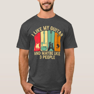 Camiseta Mulheres Eu Gosto da Minha Guitarra E Talvez Goste