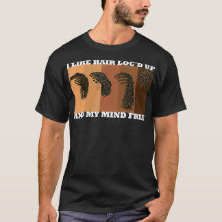 Camiseta Mulheres Eu Gosto De Cabelo Vestido E Mente O Bl E