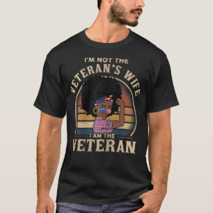 Camiseta Mulheres Eu não sou a esposa do Veterano Eu sou o