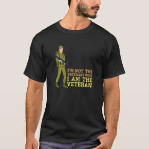 Camiseta Mulheres, eu não sou a mulher veterana, sou a vete