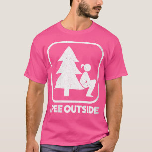 Camiseta Mulheres Eu Peço Fora Da Menina Sinalizando Engraç