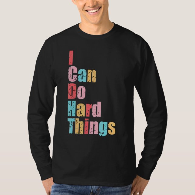 Camiseta Mulheres Eu Posso Fazer Coisas Duros Vest Workout  (Frente)
