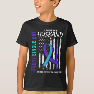 Camiseta Mulheres Eu Sinto Falta Do Meu Marido, Suicídio Se