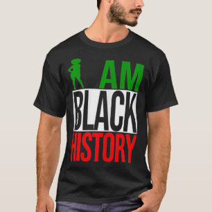 Camiseta Mulheres, eu sou a HISTÓRIA NEGRA, mulher Silhouet
