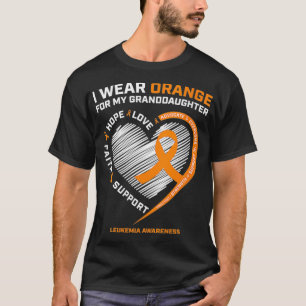 Camiseta Mulheres Eu Visto Laranja Para Minha Neta Le