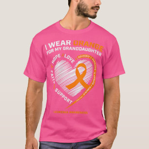 Camiseta Mulheres Eu Visto Laranja Para Minha Neta Le
