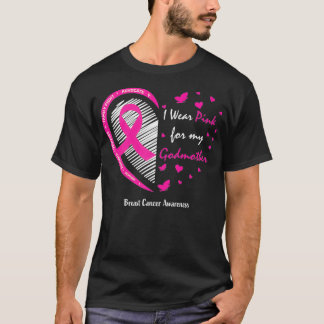 Camiseta Mulheres Eu Visto Rosa Para Minha Mãe Cancer A