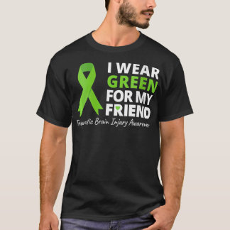 Camiseta Mulheres Eu Visto Verde Para Minha Amiga Roupa TBI
