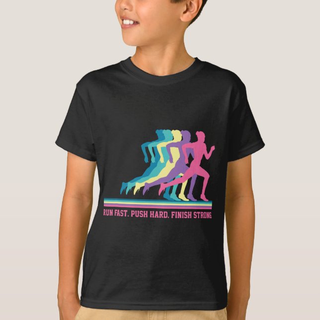 Camiseta Mulheres Executando Rastreamento e Tr Motivacional (Frente)