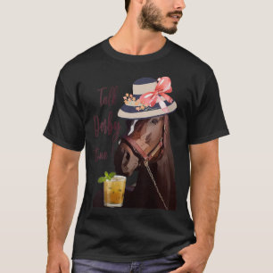 Camiseta Mulheres falam Derby para mim, mint juleps Derby H