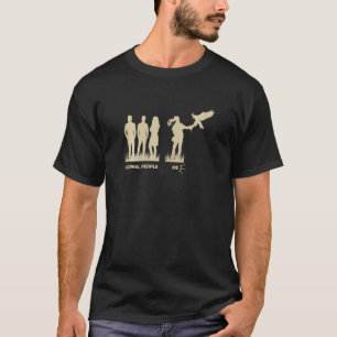 Camiseta Mulheres Falconry Ornithology Birder Falconer Norm