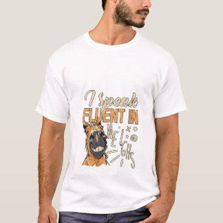Camiseta Mulheres falo fluente nos vizinhos Horseback Ridin