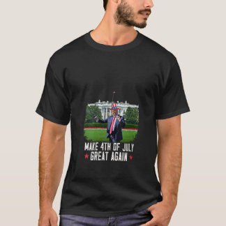 Camiseta Mulheres Fazem 4 De Julho Excelente Novamente Trum