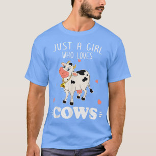 Camiseta Mulheres Fazendas Farmadoras Apenas Uma Menina Que