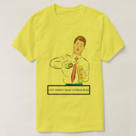 Camiseta Mulheres feias nos fazem beber cerveja T-Shirt