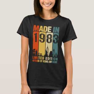 Camiseta Mulheres Feitas Em 1983 Há 40 Anos