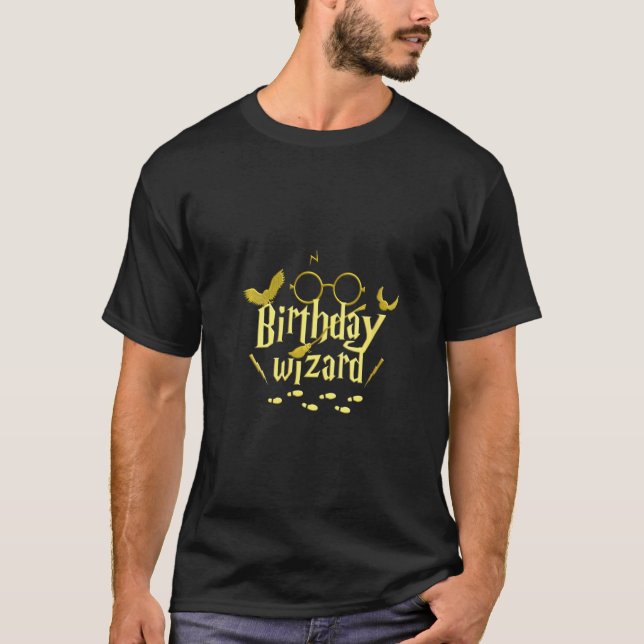 Camiseta Mulheres Feliz Aniversário, Magia Bday Para Celebr (Frente)