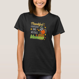 Camiseta Mulheres Feliz Feliz Abençoada Abençoada Queda do 