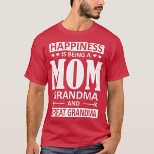Camiseta Mulheres Felizes é ser uma avó e um Excelente