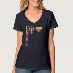 Camiseta Mulheres Feministas Direitos Femininos Empoderamen