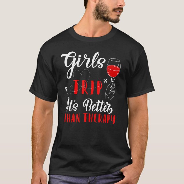 Camiseta Mulheres Férias No Fim De Semana Meninas Viajam Me (Frente)