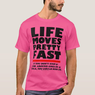 Camiseta Mulheres Ferris Bueller A Vida se Move Muito Rápid