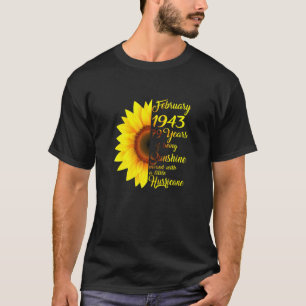 Camiseta Mulheres Fevereiro Rapariga 1943 79 Anos 79 Anos N