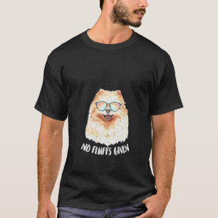 Camiseta Mulheres Fluffy Dog Pom Mãe Pomerânia