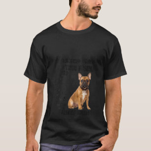 Camiseta Mulheres Francesas Citação de Cachorro Mãe Pai Cut