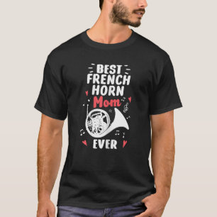 Camiseta Mulheres Francesas Horn Mãe Rapariga Francesa