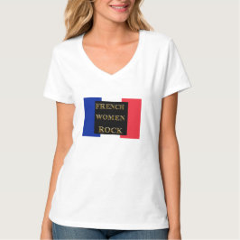 CAMISETA MULHERES FRANCESAS ROCK