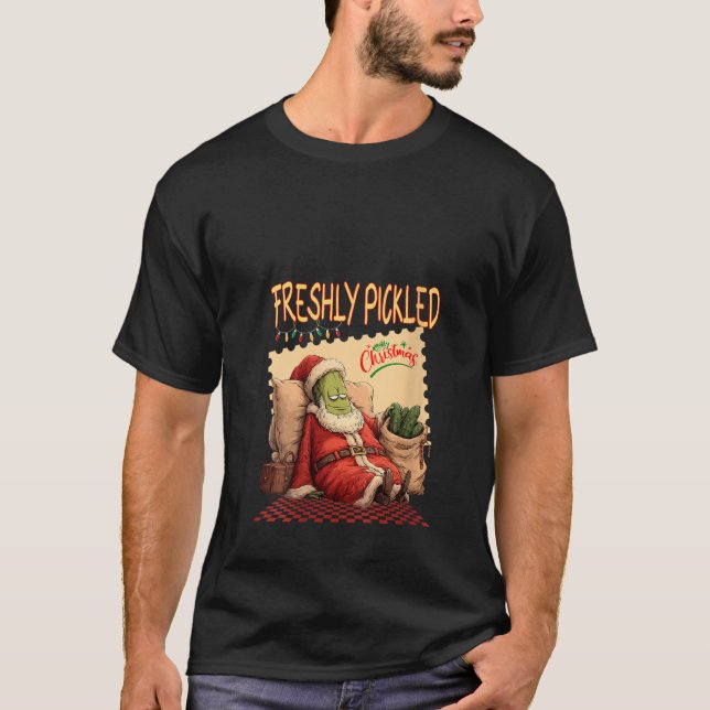 Camiseta Mulheres Freshly Pickle Papais noeis Freshly Pickl (Frente)