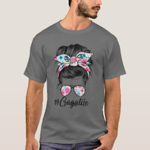 Camiseta Mulheres Gaga Vida Má Cabelo Maluco Armas Mothe