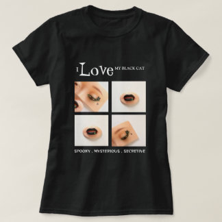 Camiseta Mulheres Gato Preto