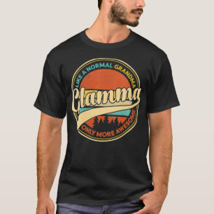 Camiseta Mulheres Glamma Como Vovó Apenas Uma Vintagem Incr