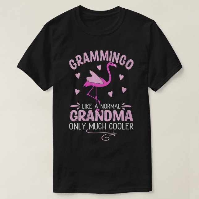 Camiseta Mulheres GLAMMINGO Como Uma Avó Normal Só Muito C (Frente do Design)
