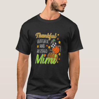 Camiseta Mulheres Graças Graças Feliz Abençoada Queda do ou