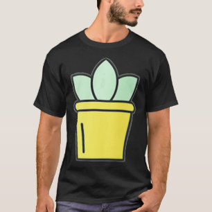 Camiseta Mulheres Gráfico Tee Pequeno Design de Cactus Sucu
