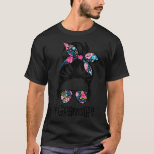 Camiseta Mulheres Grams Vida Cabelo Mensageiro Freio Arma F
