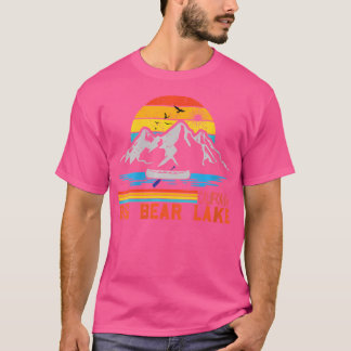 Camiseta Mulheres Grande Urso Lago Califórnia Souvenirs Cam