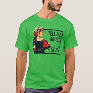 Camiseta Mulheres Greaseell Me About It Stud Sandy Retro Mo