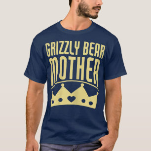 Camiseta Mulheres Grelha-Urso Mãe - Urso Grelha Engraçado L