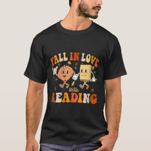Camiseta Mulheres Groovy Apaixonadas pela Leitura Dia de Aç