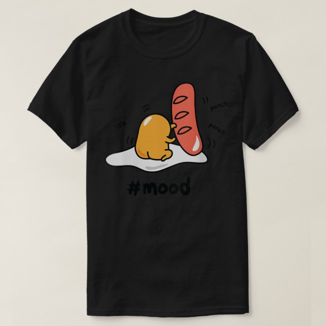 Camiseta Mulheres Gudetama o Ovo Preguiçoso #humor Boxando  (Frente do Design)