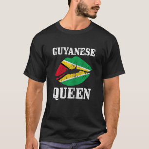 Camiseta Mulheres Guianenses Rainha Guyana Sinônimo Orgulho