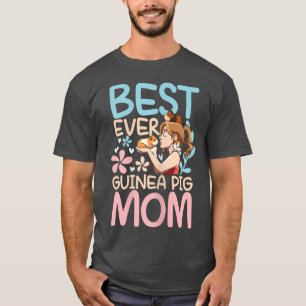 Camiseta Mulheres Guiné Porco Mãe para Guiné Porco Mãe