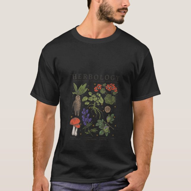 Camiseta Mulheres Harry Potter Herbologia Plantas Mágicas V (Frente)