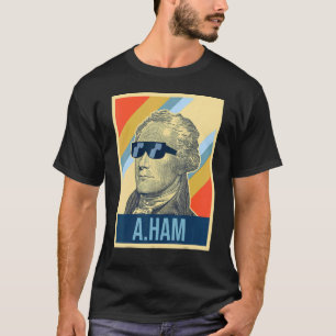 Camiseta Mulheres Homens A Ham Alexander Hamilton Vintage