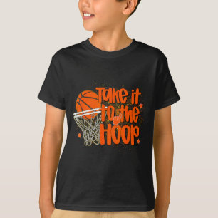 Camiseta Mulheres homens basquete coração aro crianças dia