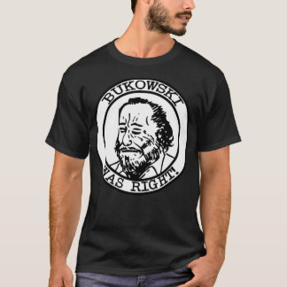 Camiseta Mulheres Homens Charles Bukowski Legal Presente Gr
